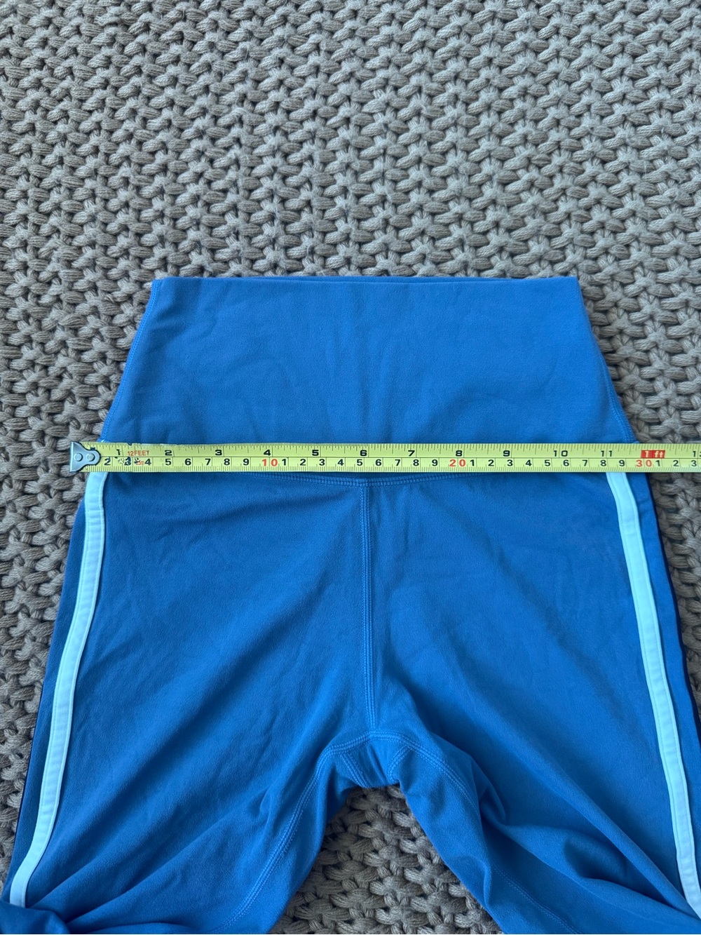 Splits59 Blue Women’s High-Waist Striped Leggings - Size S - Picture 8 of 12